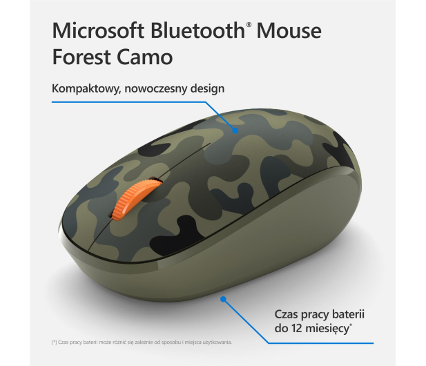 Microsoft Bluetooth Mouse Forest Camo - 695186 - zdjęcie 6